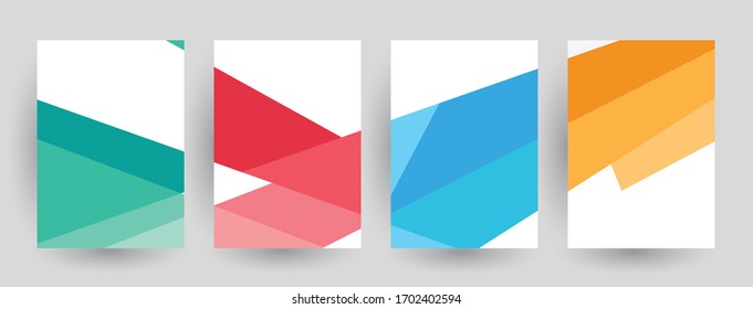 Minimal covers design. Abstract geometric patterns. Eps10 vector.