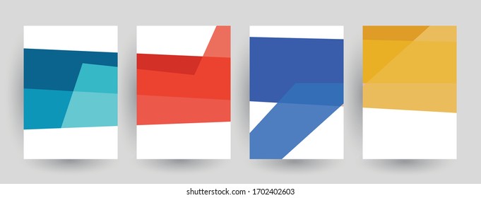 Minimal covers design. Abstract geometric patterns. Eps10 vector.
