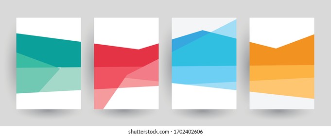 Minimal covers design. Abstract geometric patterns. Eps10 vector.