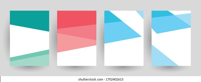 Minimal covers design. Abstract geometric patterns. Eps10 vector.