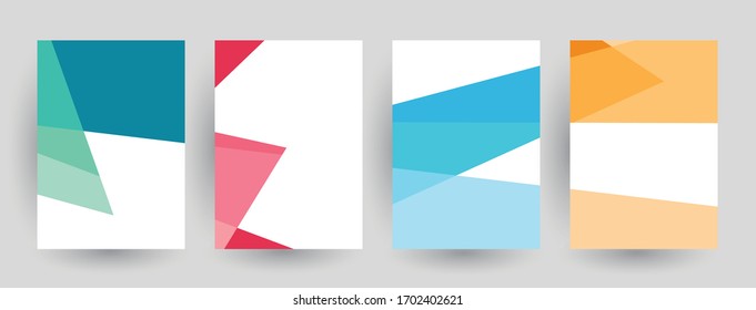 Minimal covers design. Abstract geometric patterns. Eps10 vector.