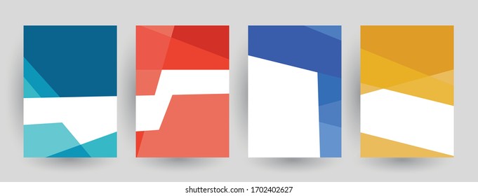 Minimal covers design. Abstract geometric patterns. Eps10 vector.