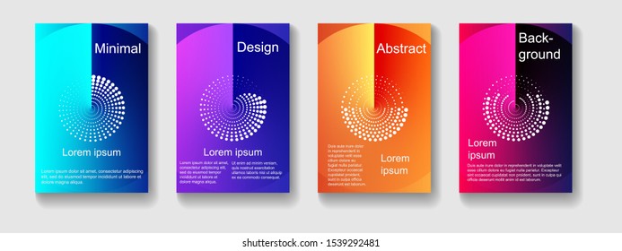 Diseño de cubiertas mínimas. Textura abstracta, fondo de patrón de color. Ola de línea geométrica vectorial, tendencia moderna diseño de fondo de patrón geométrico mínimo simple. Eps10