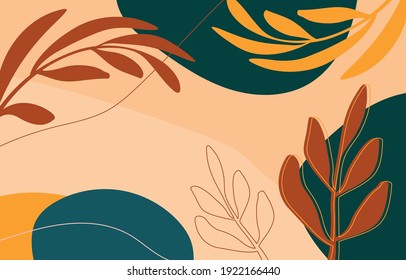Diseño de cubiertas mínimas. Abstracto vector de artes murales. Conjunto de moda, Diseño para impresiones enmarcadas en la pared, afiche de lona, ilustración como postal o folleto.Ilustración vectorial.