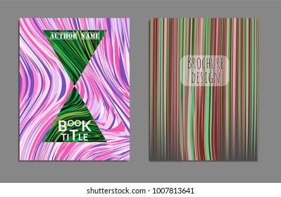 Minimal covers design. Bright colors. Future geometric template. Vector.