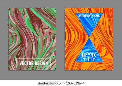 Minimal covers design. Bright colors. Future geometric template. Vector.