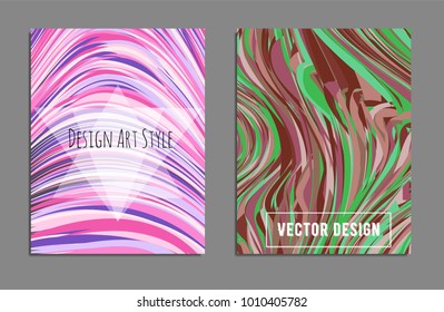 Minimal covers design. Bright colors. Future geometric template. Vector.