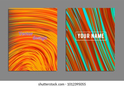 Minimal covers design. Bright colors. Future geometric template. Vector.