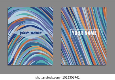 Minimal covers design. Bright colors. Future geometric template. Vector.