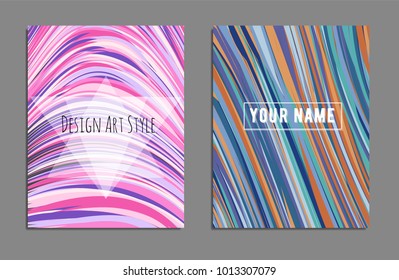 Minimal covers design. Bright colors. Future geometric template. Vector.