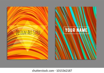 Minimal covers design. Bright colors. Future geometric template. Vector.