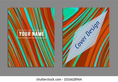 Minimal covers design. Bright colors. Future geometric template. Vector.