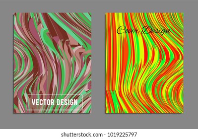 Minimal covers design. Bright colors. Future geometric template. Vector.
