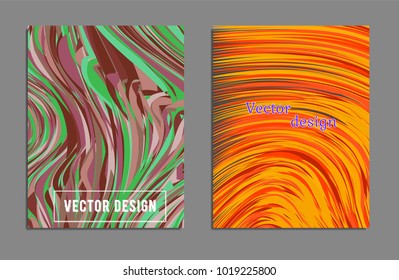 Minimal covers design. Bright colors. Future geometric template. Vector.