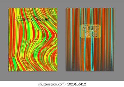 Minimal covers design. Bright colors. Future geometric template. Vector.