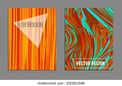 Minimal covers design. Bright colors. Future geometric template. Vector.