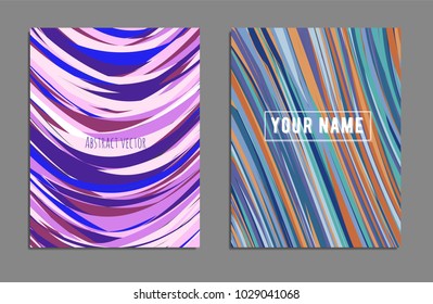 Minimal covers design. Bright colors. Future geometric template. Vector.