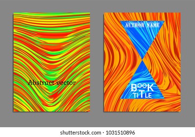 Minimal covers design. Bright colors. Future geometric template. Vector.
