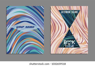 Minimal covers design. Bright colors. Future geometric template. Vector.