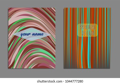 Minimal covers design. Bright colors. Future geometric template. Vector.