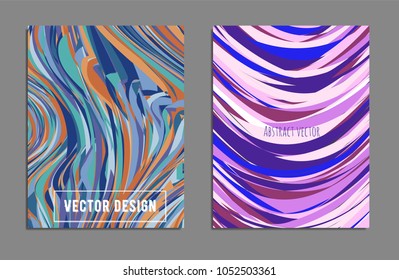 Minimal covers design. Bright colors. Future geometric template. Vector.