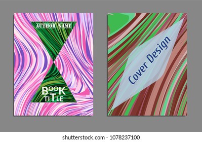 Minimal covers design. Bright colors. Future geometric template. Vector.