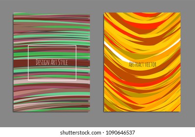 Minimal covers design. Bright colors. Future geometric template. Vector.