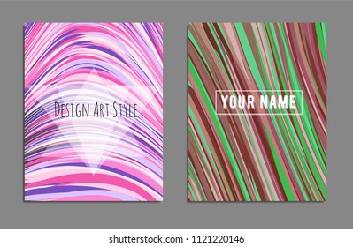 Minimal covers design. Bright colors. Future geometric template. Vector.