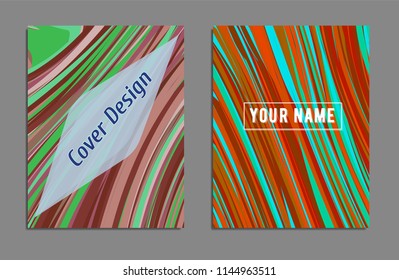 Minimal covers design. Bright colors. Future geometric template. Vector.