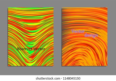 Minimal covers design. Bright colors. Future geometric template. Vector.