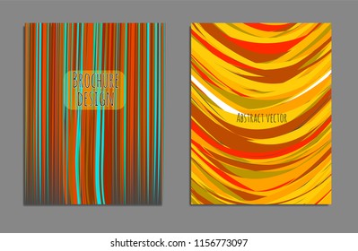 Minimal covers design. Bright colors. Future geometric template. Vector.