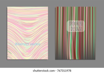 Minimal covers design. Bright colors. Future geometric template. Vector.