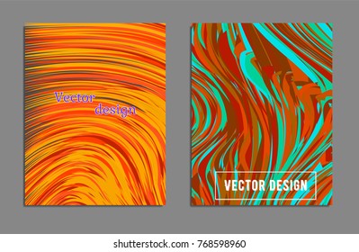 Minimal covers design. Bright colors. Future geometric template. Vector.
