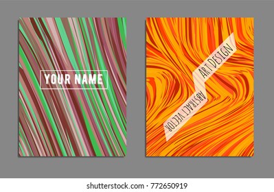 Minimal covers design. Bright colors. Future geometric template. Vector.