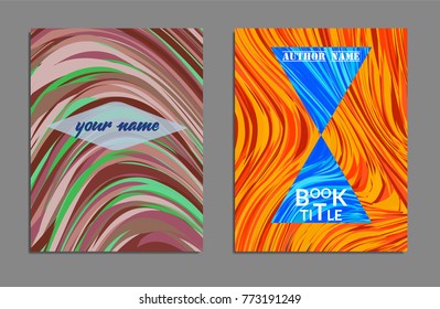 Minimal covers design. Bright colors. Future geometric template. Vector.
