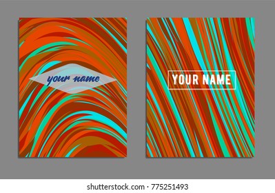 Minimal covers design. Bright colors. Future geometric template. Vector.