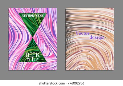 Minimal covers design. Bright colors. Future geometric template. Vector.