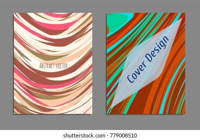 Minimal covers design. Bright colors. Future geometric template. Vector.