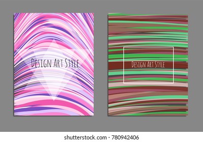 Minimal covers design. Bright colors. Future geometric template. Vector.