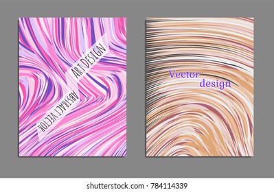 Minimal covers design. Bright colors. Future geometric template. Vector.