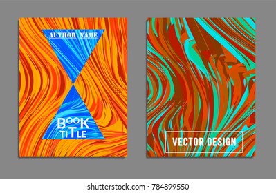 Minimal covers design. Bright colors. Future geometric template. Vector.