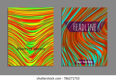 Minimal covers design. Bright colors. Future geometric template. Vector.