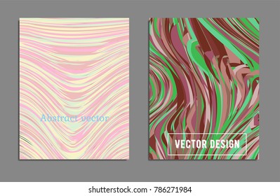 Minimal covers design. Bright colors. Future geometric template. Vector.