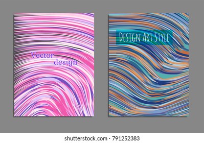 Minimal covers design. Bright colors. Future geometric template. Vector.