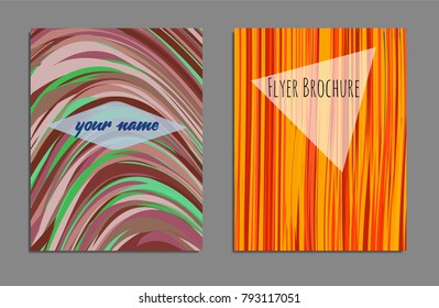 Minimal covers design. Bright colors. Future geometric template. Vector.