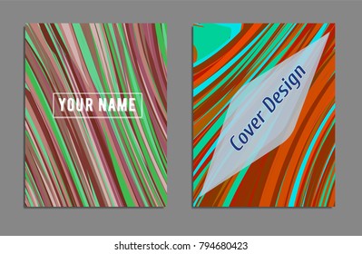 Minimal covers design. Bright colors. Future geometric template. Vector.