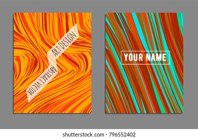 Minimal covers design. Bright colors. Future geometric template. Vector.
