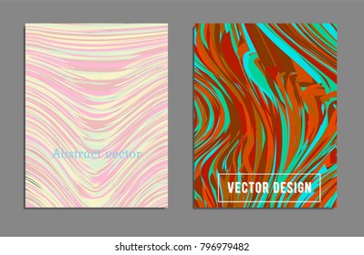 Minimal covers design. Bright colors. Future geometric template. Vector.