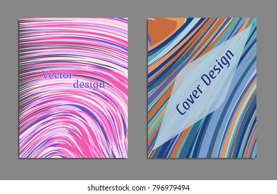Minimal covers design. Bright colors. Future geometric template. Vector.