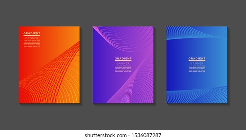 Minimal covers design. Colorful art line halftone gradients.background modern template design for web. Cool gradients. Future geometric patterns. Eps 10